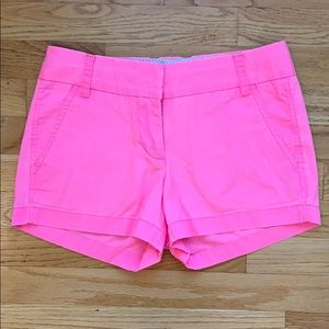 J. Crew Pink Chino Shorts